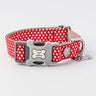 Red Star Fabric Dog Collar