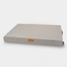 Grey Herringbone Foam Mattress Dog Bed