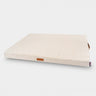 Beige Herringbone Foam Mattress Dog Bed