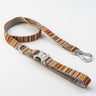 Striped Multi-colour Fabric Dog Lead