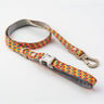 Geometric Multi-colour Fabric Dog Lead