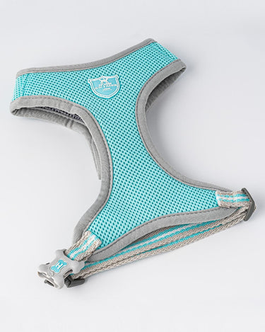 Mesh Dog Harness - Aqua