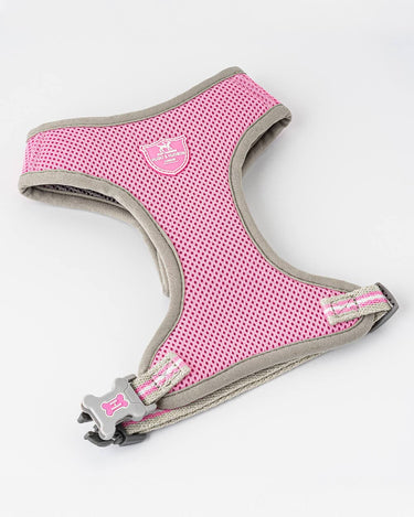 Mesh Dog Harness - Pink