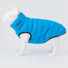 Reversible Dog Puffer Jacket - Light Blue and Grey