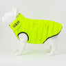 Reversible Dog Puffer Jacket - Green and Navy