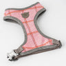 Tweed Dog Harness - Pink Checked