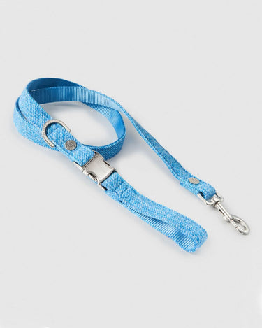 Blue Luxury Tweed Dog Lead