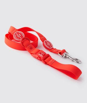 Waterproof Dog Lead - Red