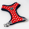 Fabric Dog Harness - Red Star