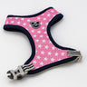 Fabric Dog Harness - Pink Star