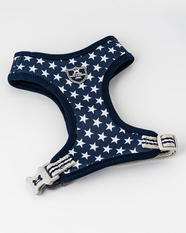 Fabric Dog Harness - Navy Star