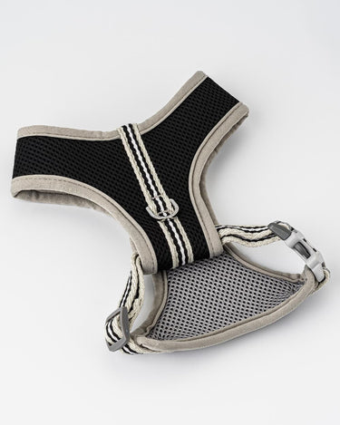 Mesh Dog Harness - Black Back Buckle