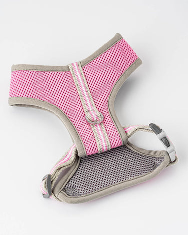 Mesh Dog Harness - Pink Back Buckle