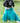 Outdoor Fleece Dog Jacket - Teal Green Lifestyle