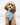 Blue Luxury Tweed Dog Harness Studio Shoot