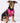 Pink Luxury Tweed Dog Harness Studio Shoot