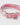 Tweed Metal Buckle Dog Collar - Pink Checked Close Up