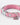 Tweed Metal Buckle Dog Collar - Pink Herringbone Close Up