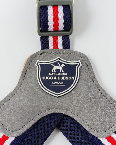 Easy Walk V Dog Harness - Navy Branding