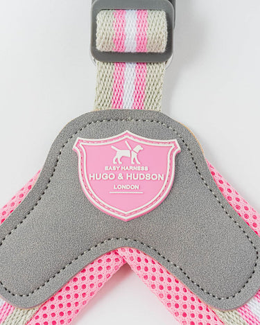 Easy Walk V Dog Harness - Pink Branding