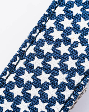 Navy Star Fabric Dog Collar Pattern