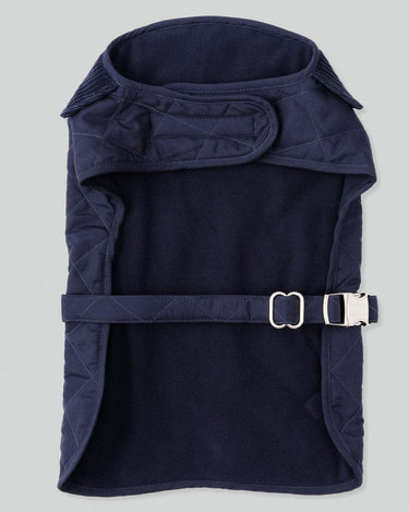 Navy Quilted Dog Jacket Inner