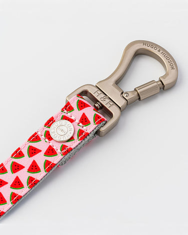 Pink Watermelon Fabric Dog Lead Hook