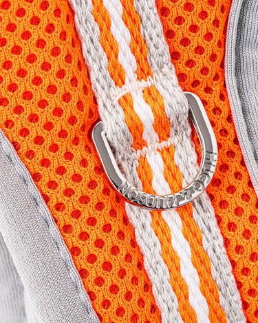 Mesh Dog Harness - Orange D Ring