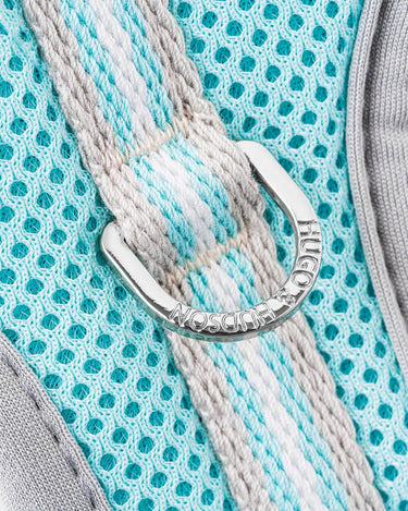 Mesh Dog Harness - Aqua D Ring