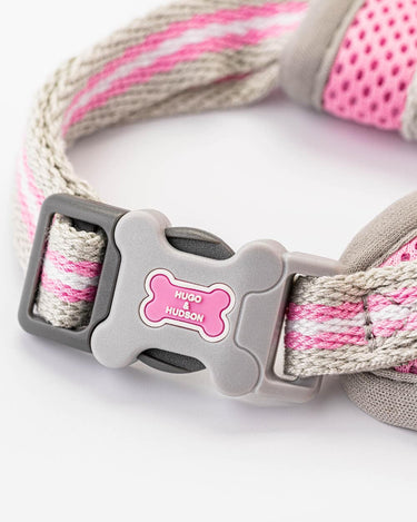 Pink mesh dog harness hotsell