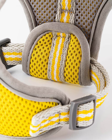 Mesh Dog Harness - Yellow Adjustment