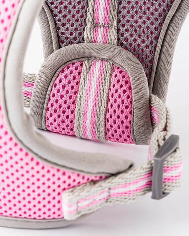 Mesh Dog Harness - Pink Adjustment