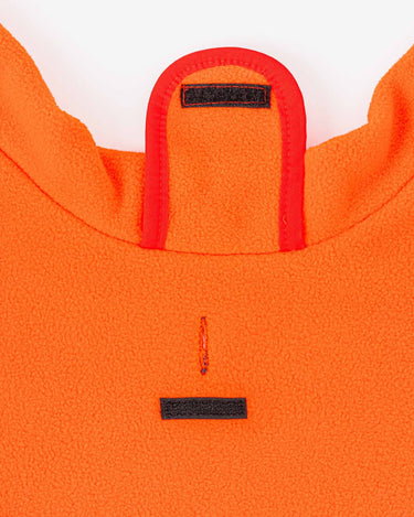 Outdoor Fleece Dog Jacket - Orange Lead Hole