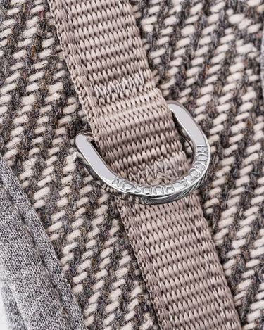 Tweed Dog Harness - Grey Herringbone D Ring