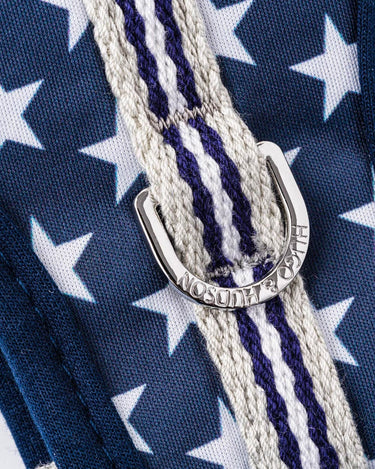 Fabric Dog Harness - Navy Star D Ring