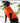 Cosy Warm Fleece Dog Jacket - Orange Lifestyle
