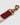 Flat Rope and Leather Dog Lead - Burgundy Hook
