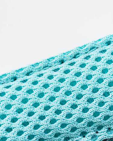 Mesh Dog Collar - Aqua Pattern