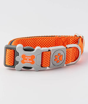 Mesh Dog Collar - Orange