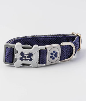 Mesh Dog Collar - Navy