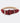 Rope and Leather Dog Collar - Burgundy