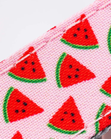 Fabric Dog Collar - Pink Watermelon Pattern